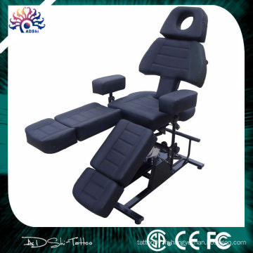 New Facial Tattoo Wax Bed Chair Salon Spa, chaise de lit de tatouage, cuir Hydraulic Salon Chair Tabouret Spa Beauty Black Tattoo Facial